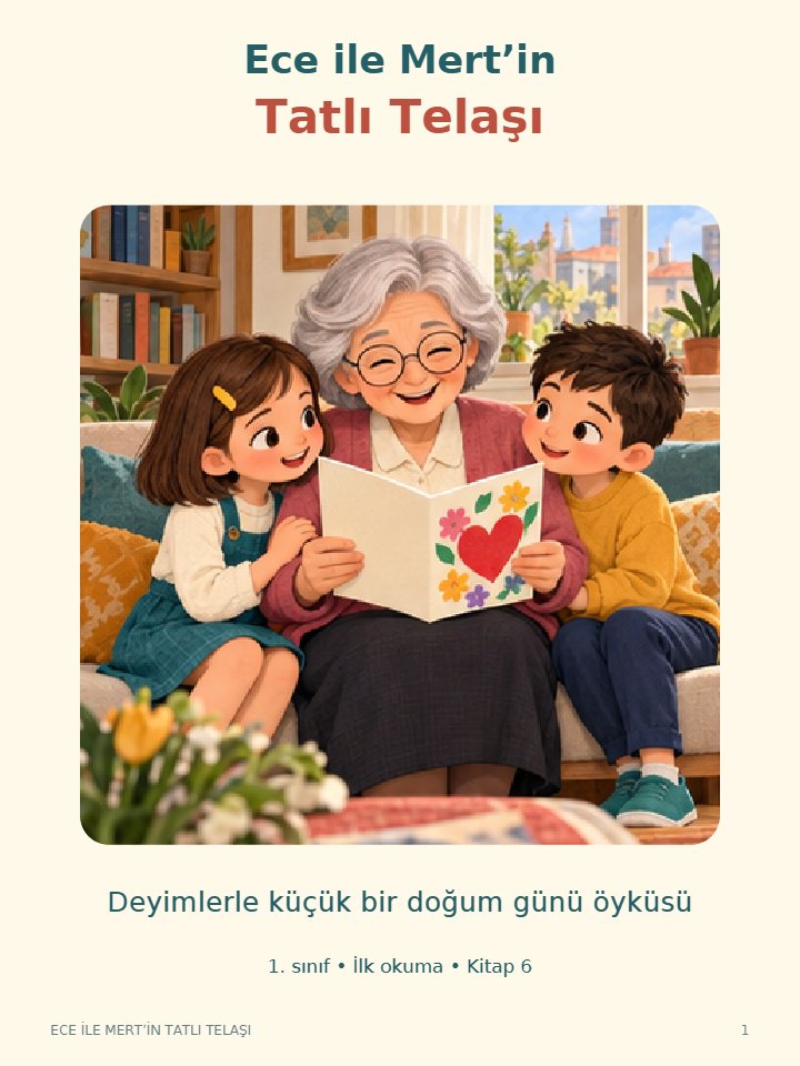 Ece ile Mert’in Tatlı Telaşı (Deyimler)